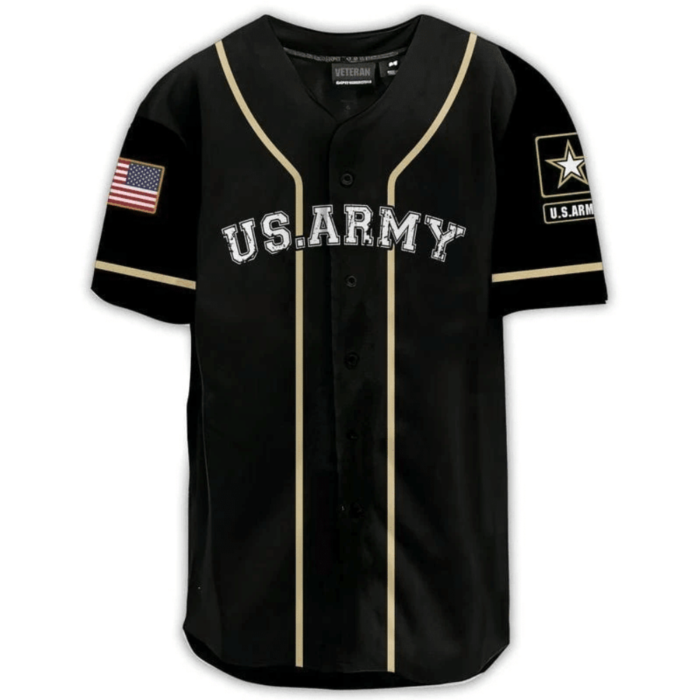 U S Army Brotherhood Baseball Jersey: Patriotic & Stylish Military Apparel - Aopprinter