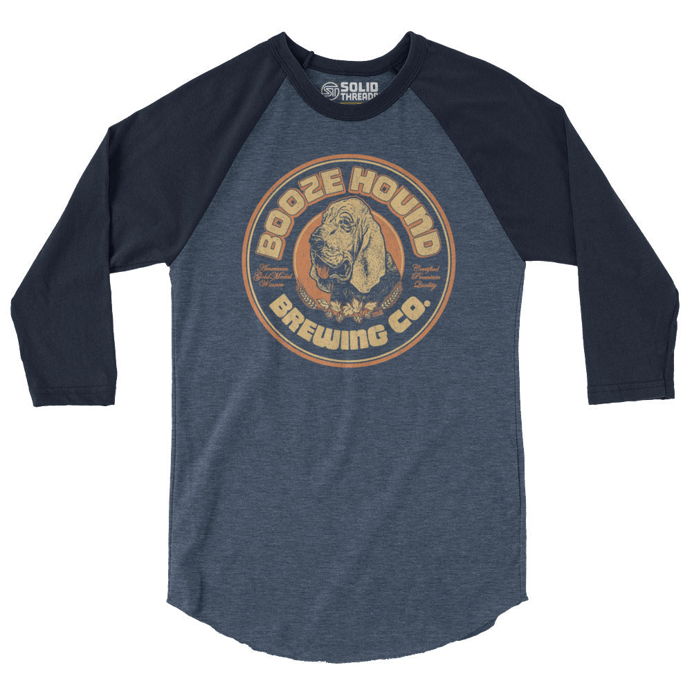 Boozehound Brewing Co. 3/4 Sleeve Baseball T-Shirt