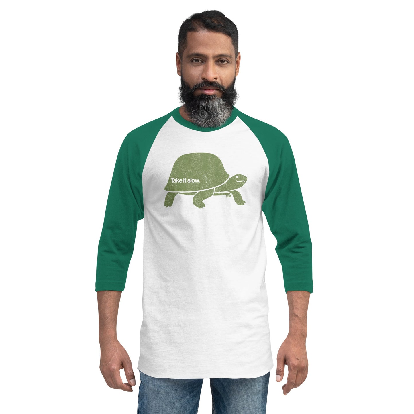 Take It Slow 3/4 Sleeve Baseball T-Shirt