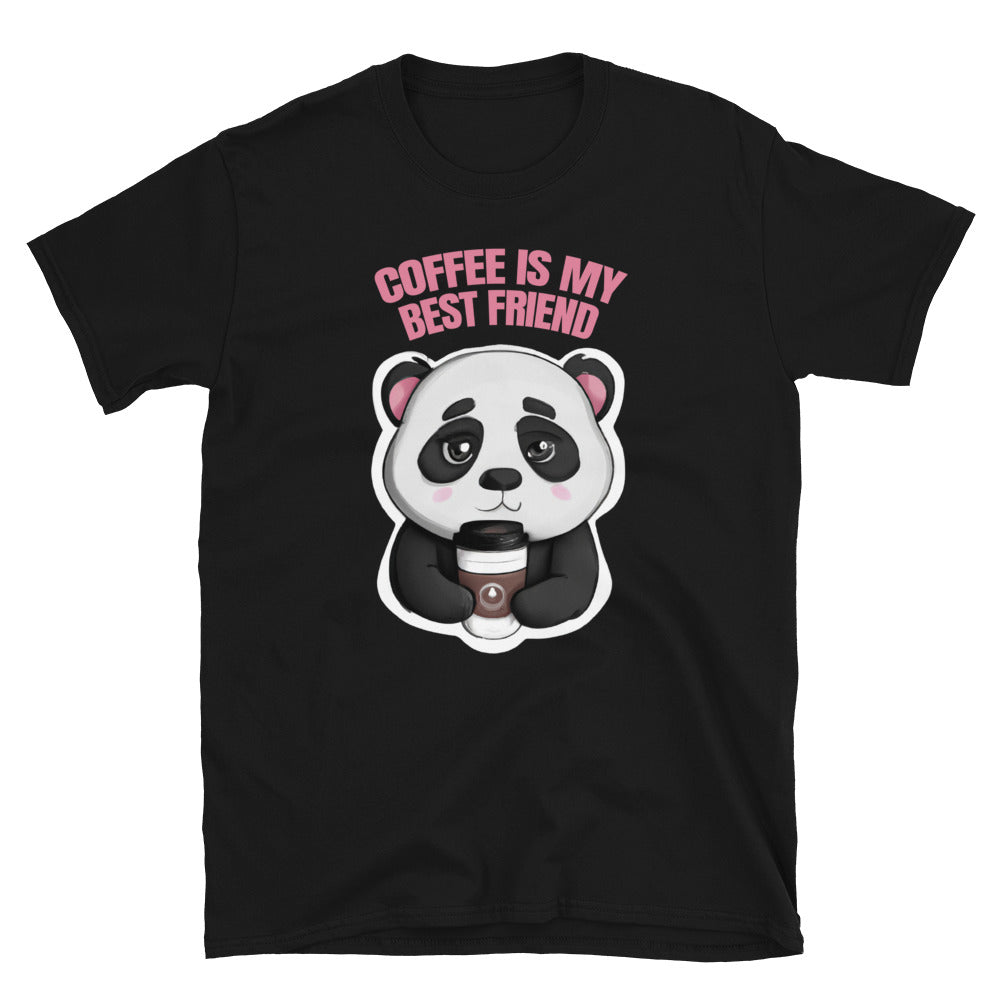 Coffee Is My Best Friend Panda T-Shirt