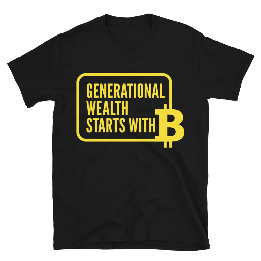 Generational Wealth Starts with Ã¢â€šÂ¿ T-Shirt