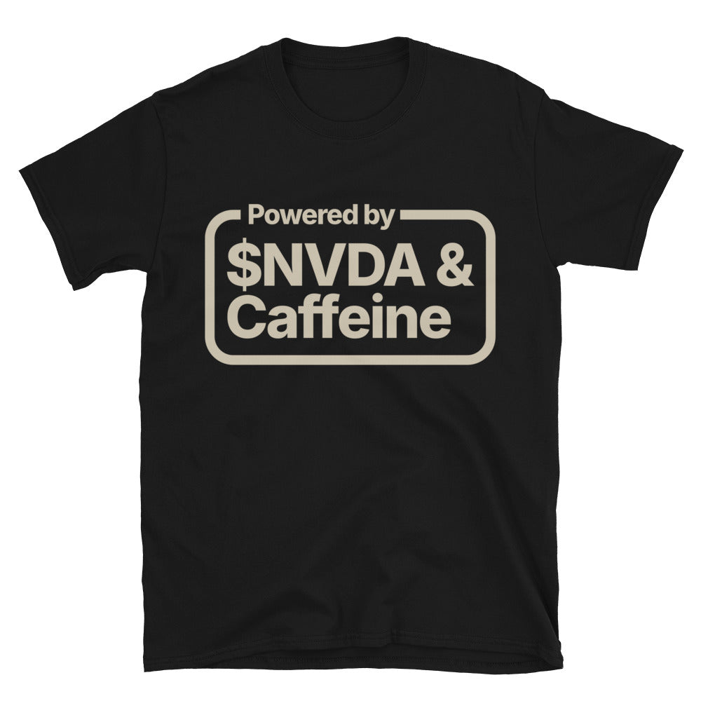 Powered By $NVDA & Caffeine T-Shirt