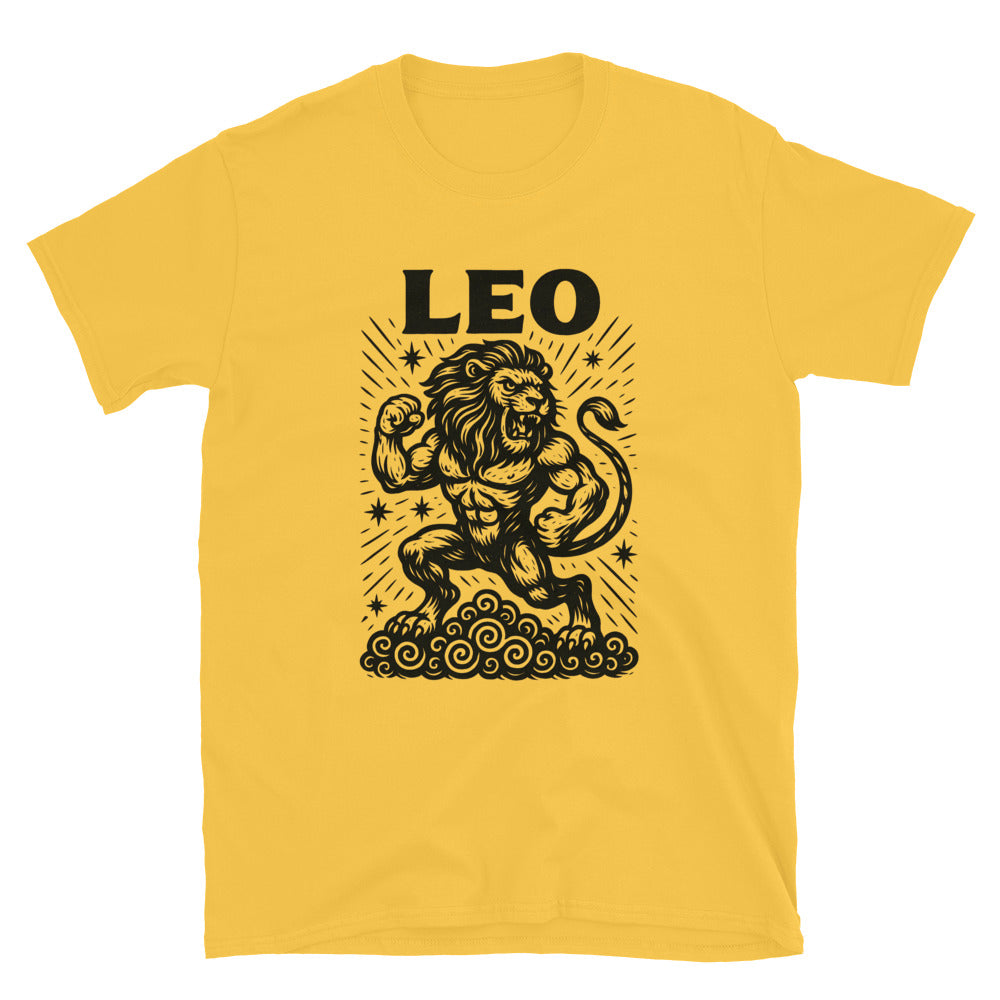 Leo Zodiac Art T-Shirt