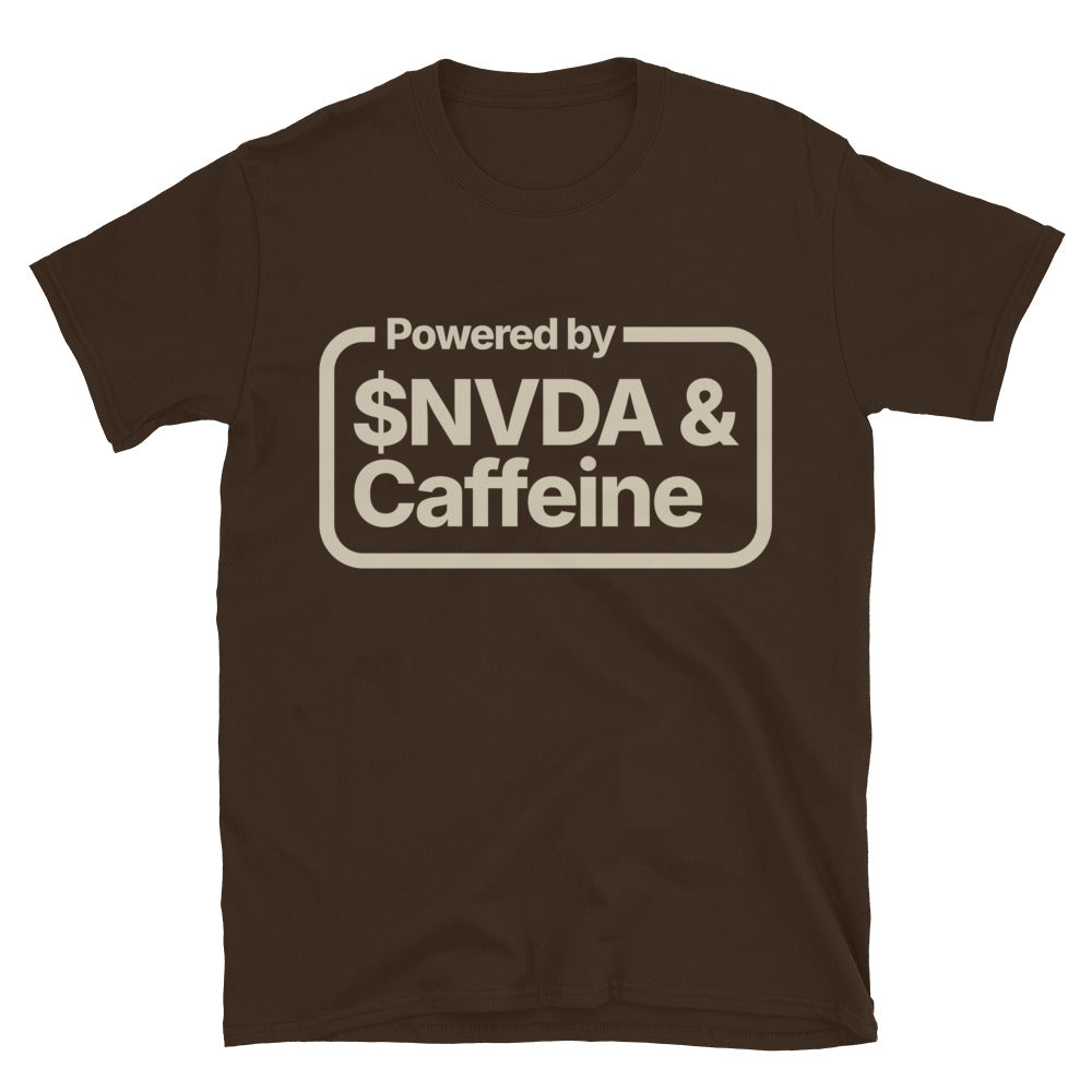 Powered By $NVDA & Caffeine T-Shirt