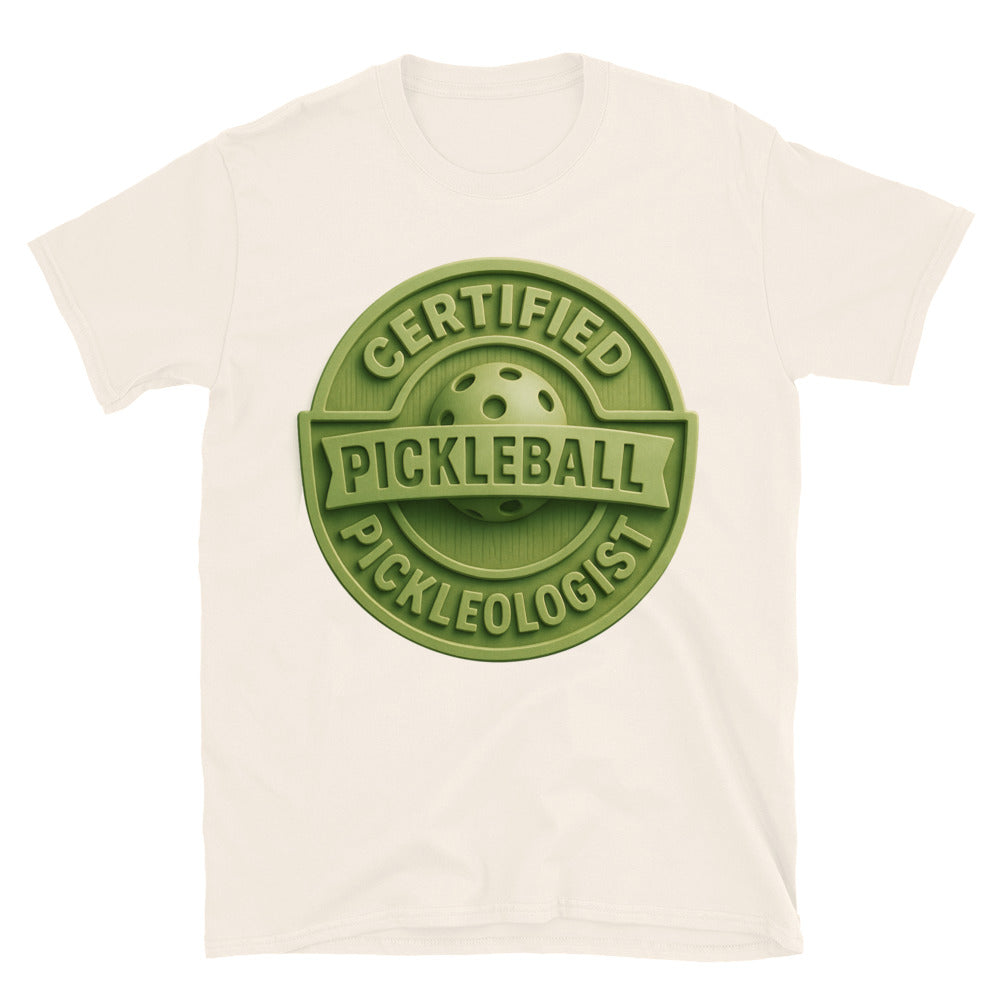 Certified Pickleball Pickleologist T-Shirt