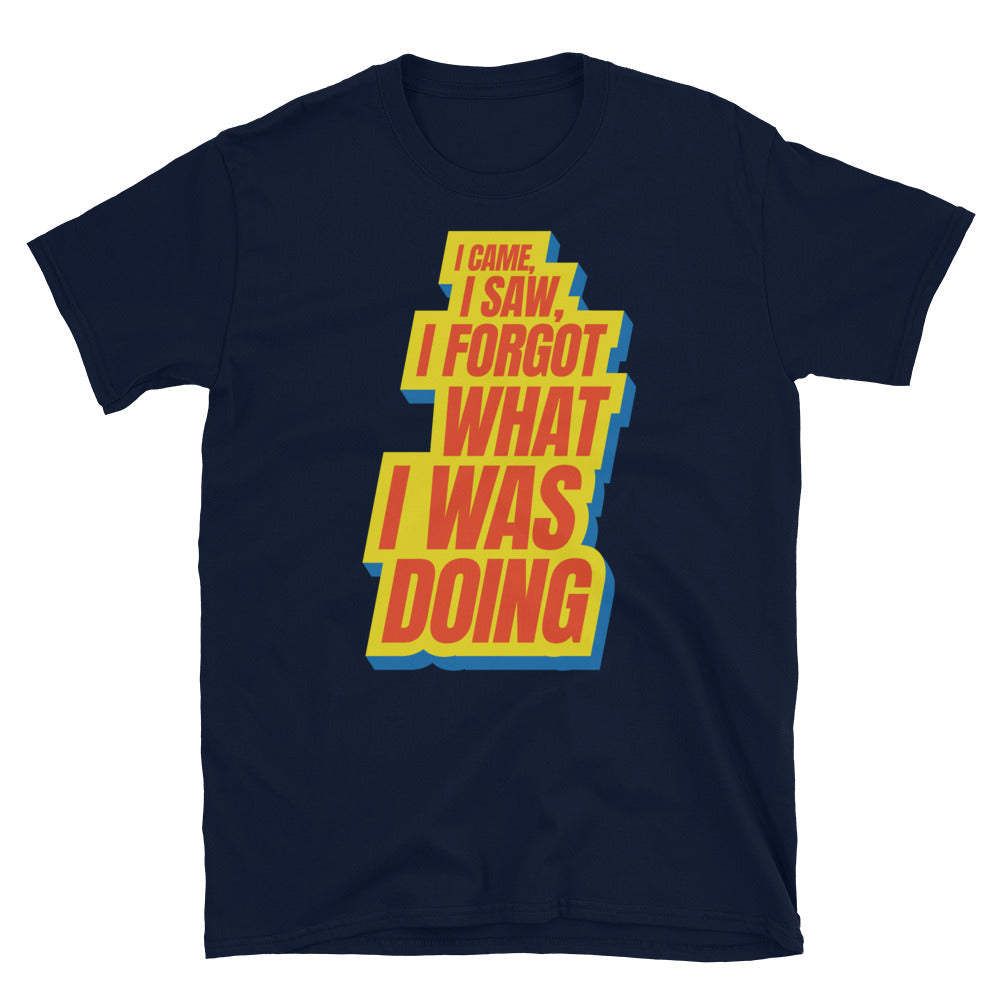 I Came, I Saw, I Forgot What I Was Doing T-Shirt