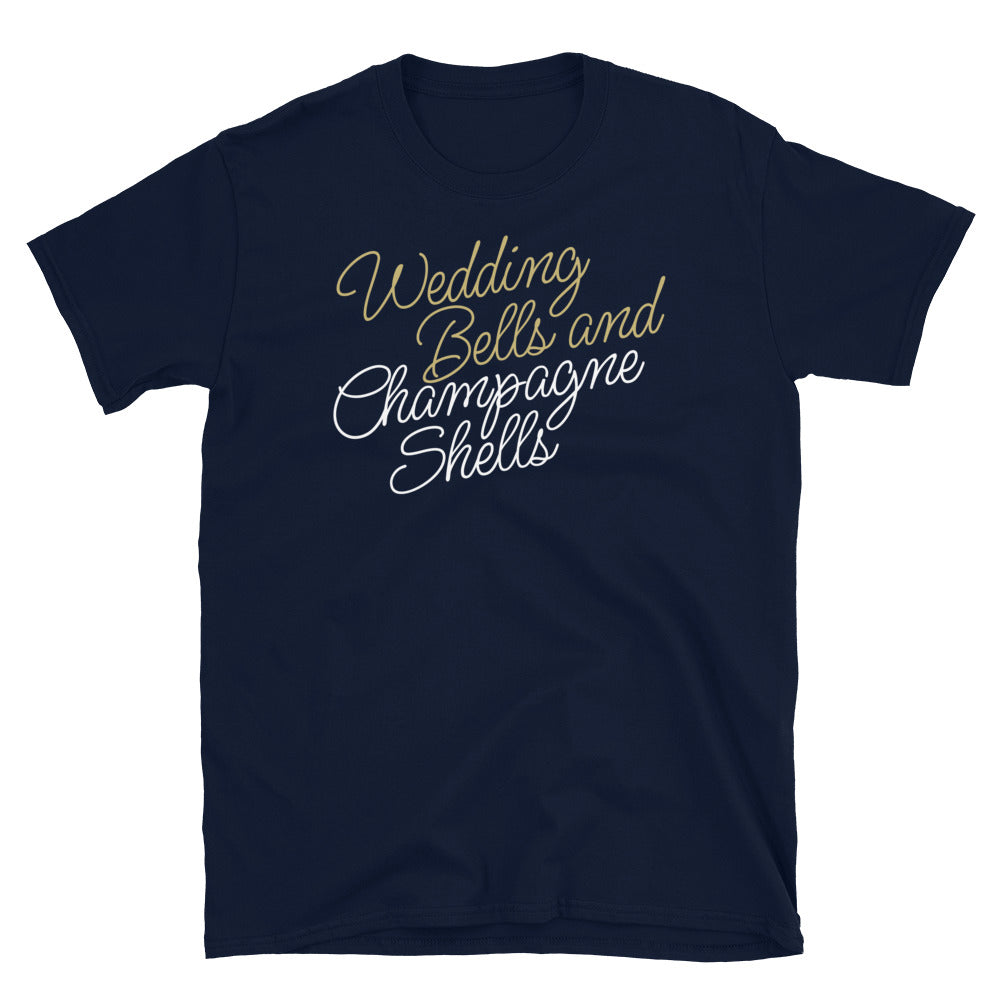 Wedding Bells And Champagne Shells T-Shirt