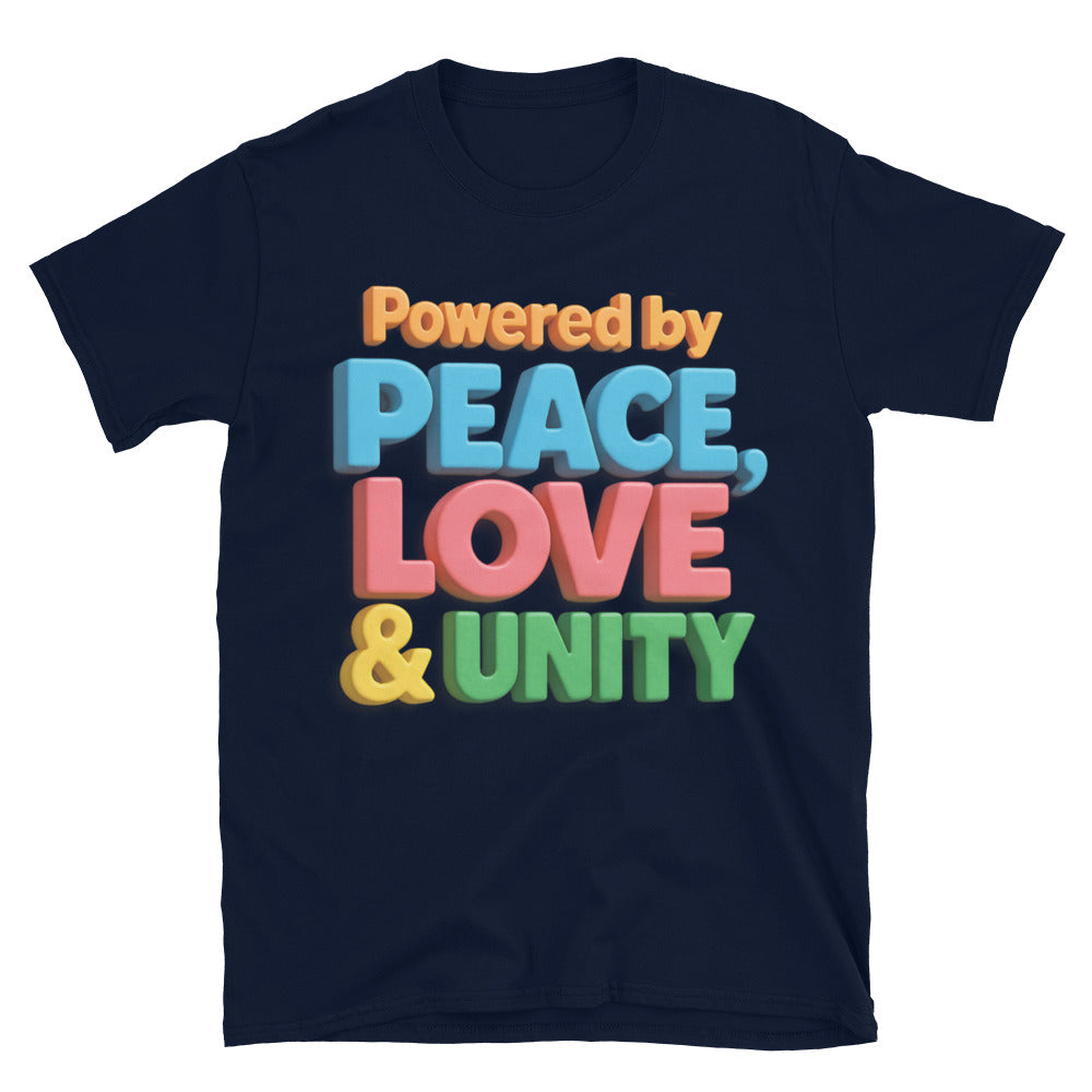 Powered By Peace, Love & Unity T-Shirt