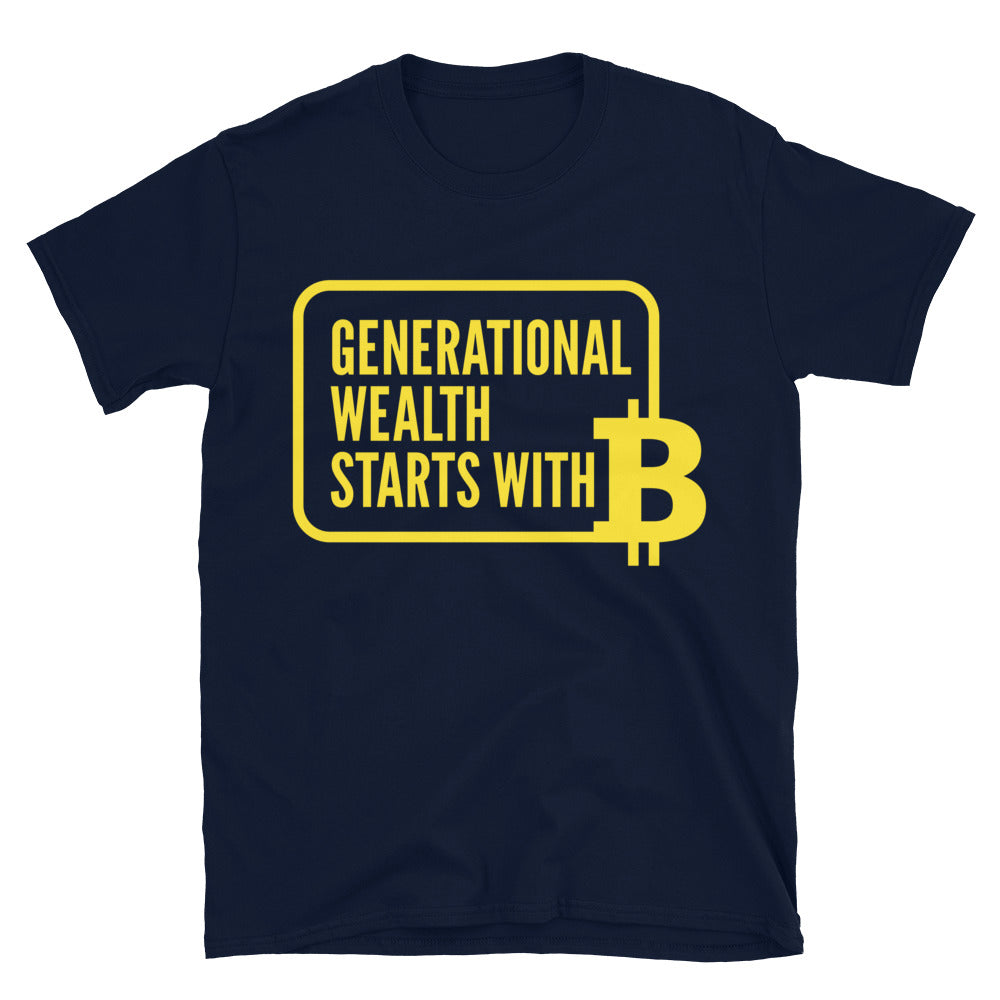 Generational Wealth Starts with Ã¢â€šÂ¿ T-Shirt
