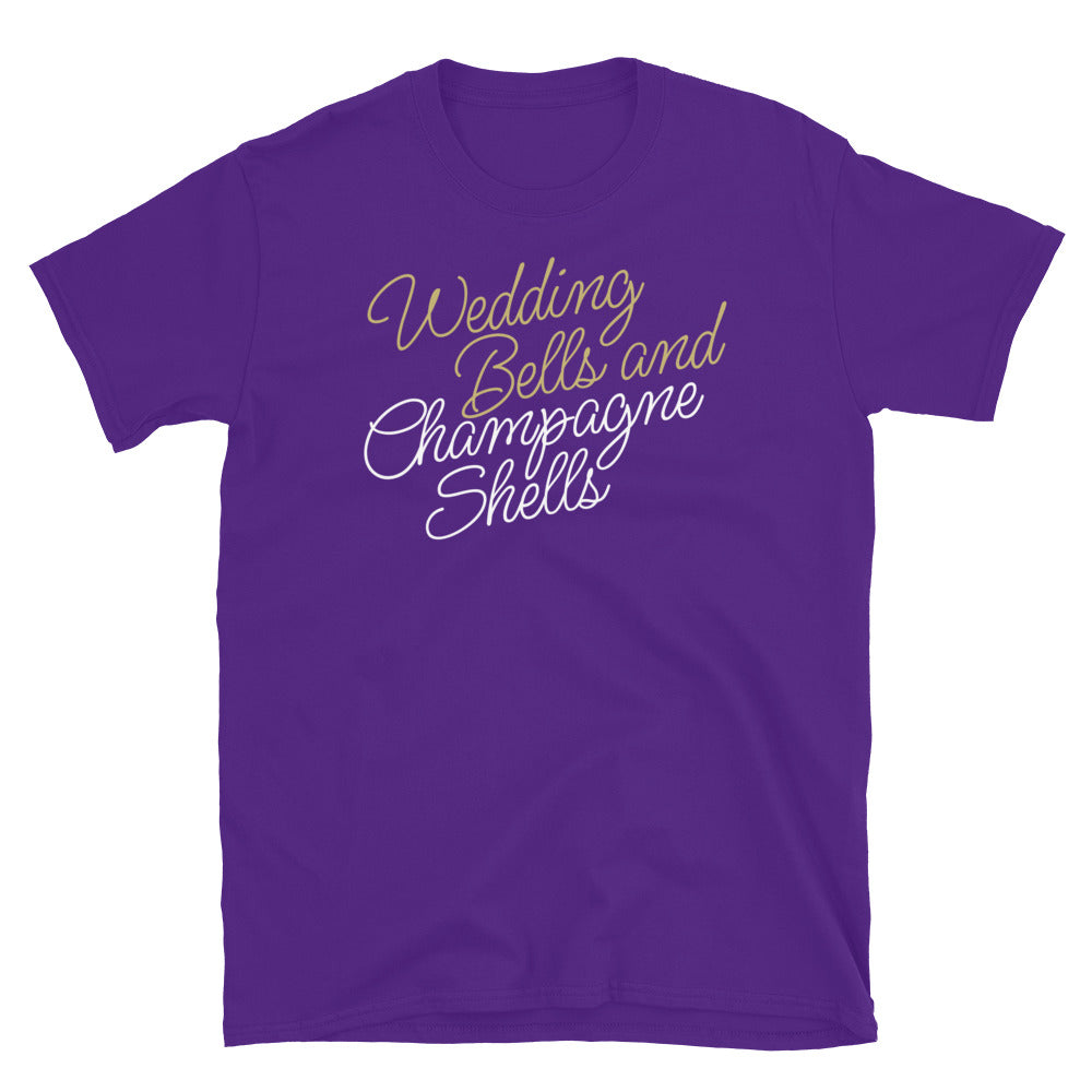Wedding Bells And Champagne Shells T-Shirt