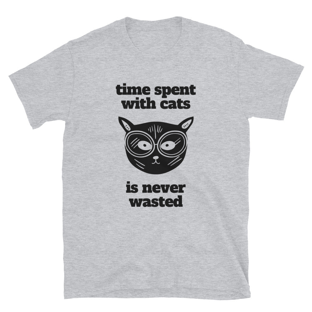 Time Spent With Cats Is Never Wasted T-Shirt