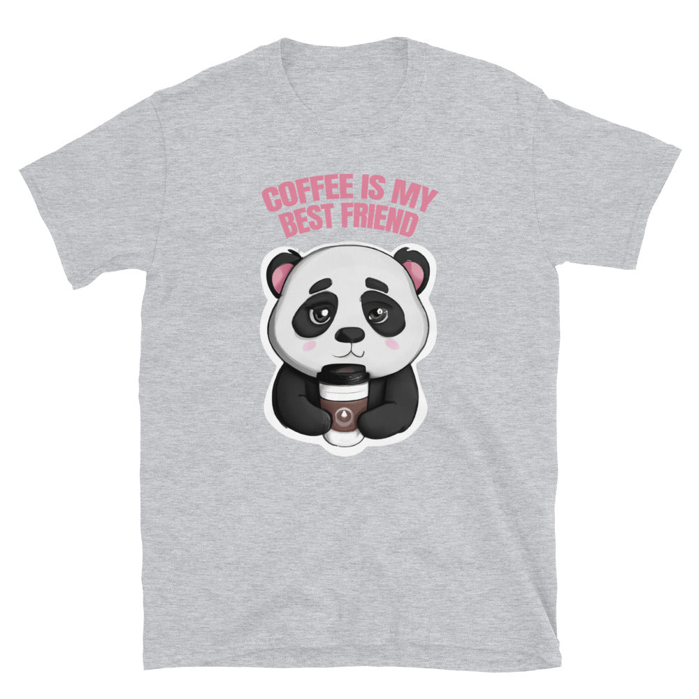 Coffee Is My Best Friend Panda T-Shirt