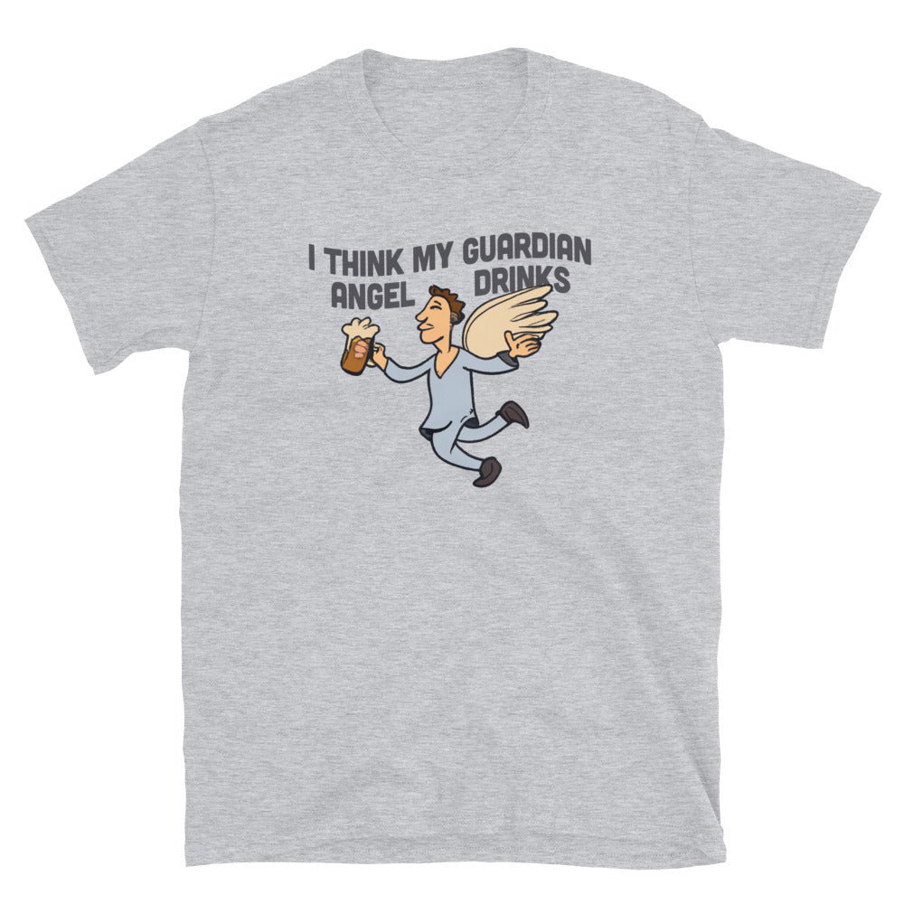My Guardian Angel Drinks T-Shirt Style001