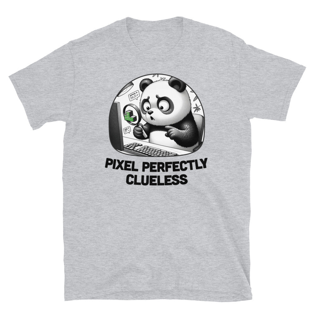 Pixel Perfectly Clueless Developer T-Shirt
