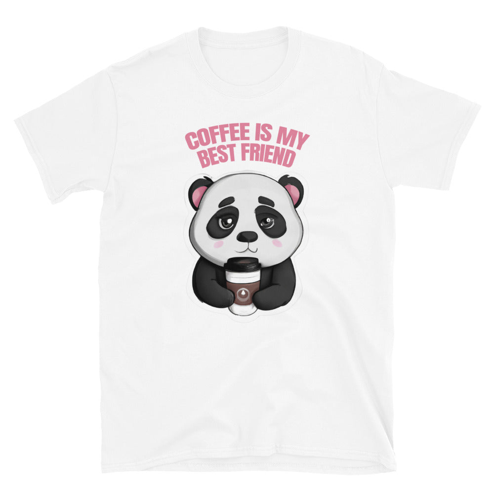 Coffee Is My Best Friend Panda T-Shirt