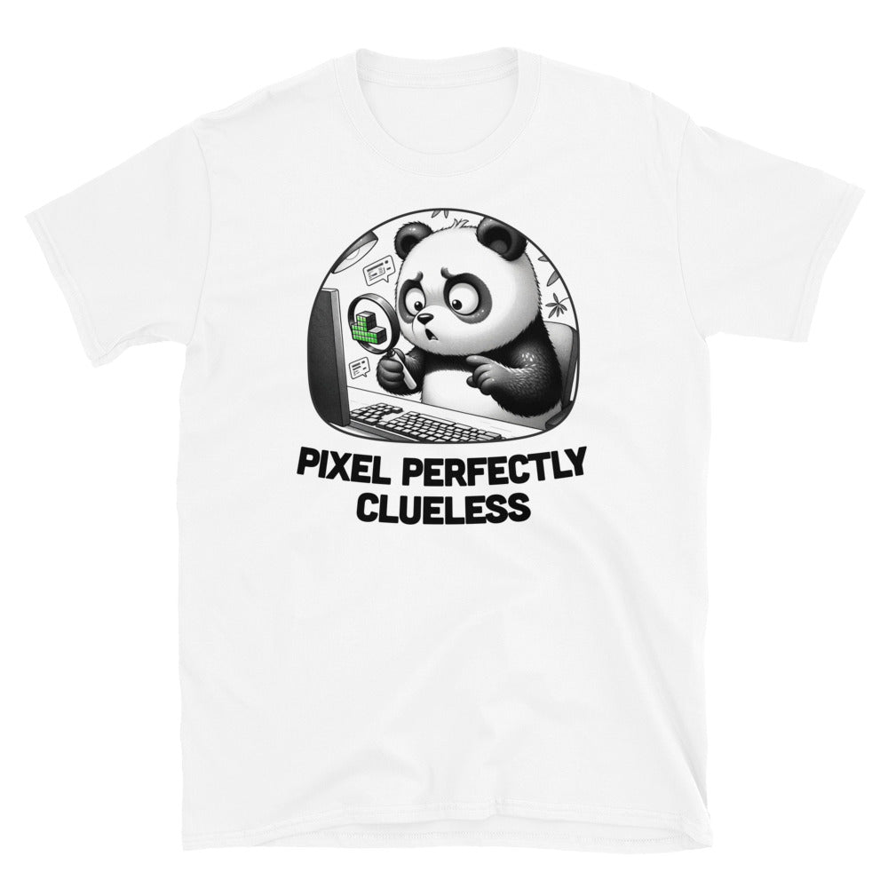 Pixel Perfectly Clueless Developer T-Shirt