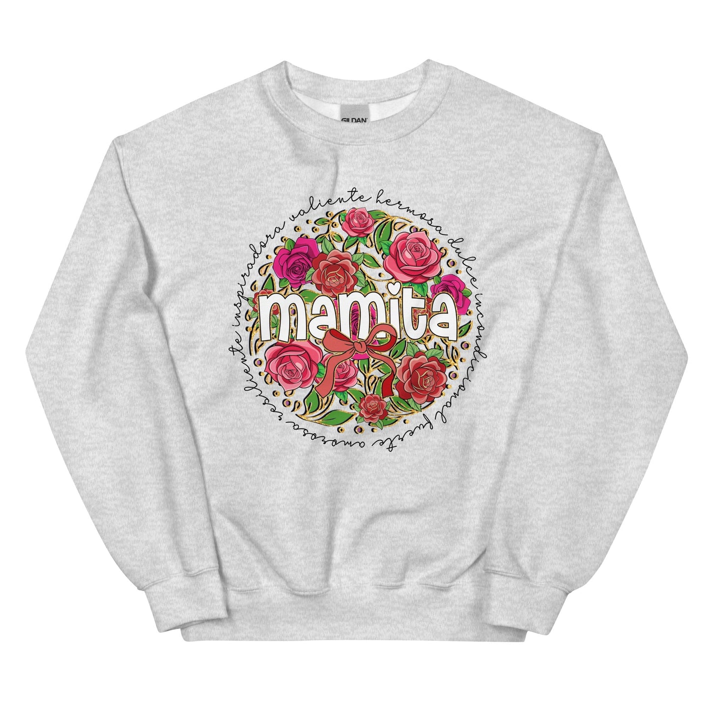 Mamita Floral Definition Sweatshirt for Latina Moms