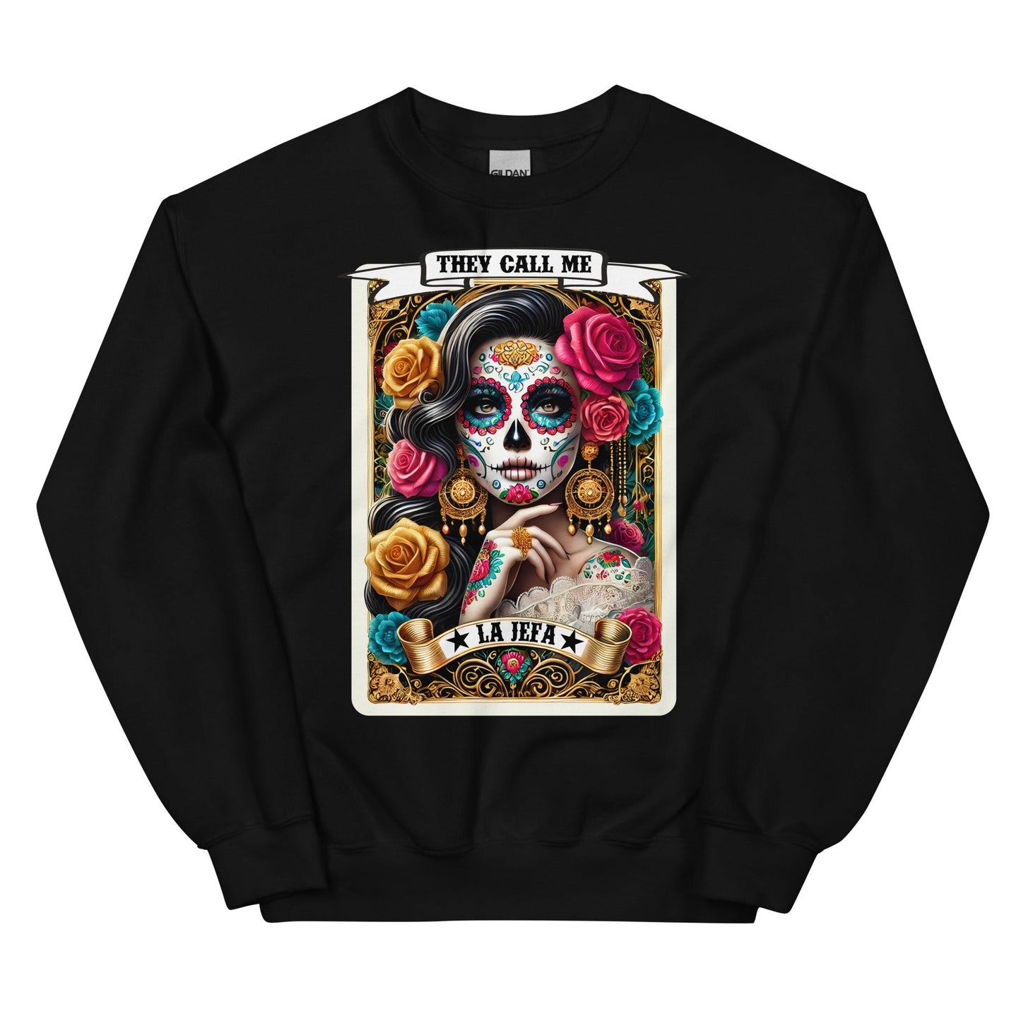 They Call Me La Jefa Sweatshirt for Latina
