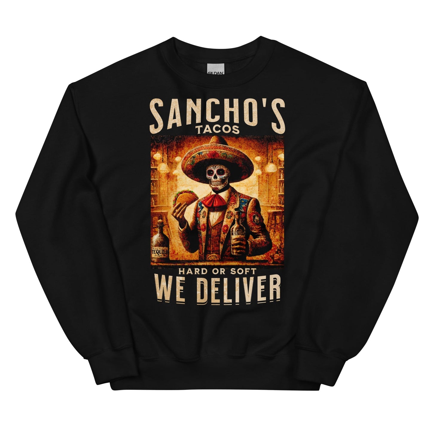 Sancho's Hard Or Soft We Deliver Sweatshirt