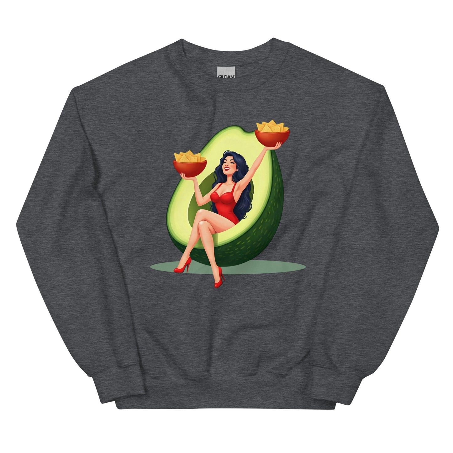 Chingona Chilling with Avocado Unisex Sweatshirt