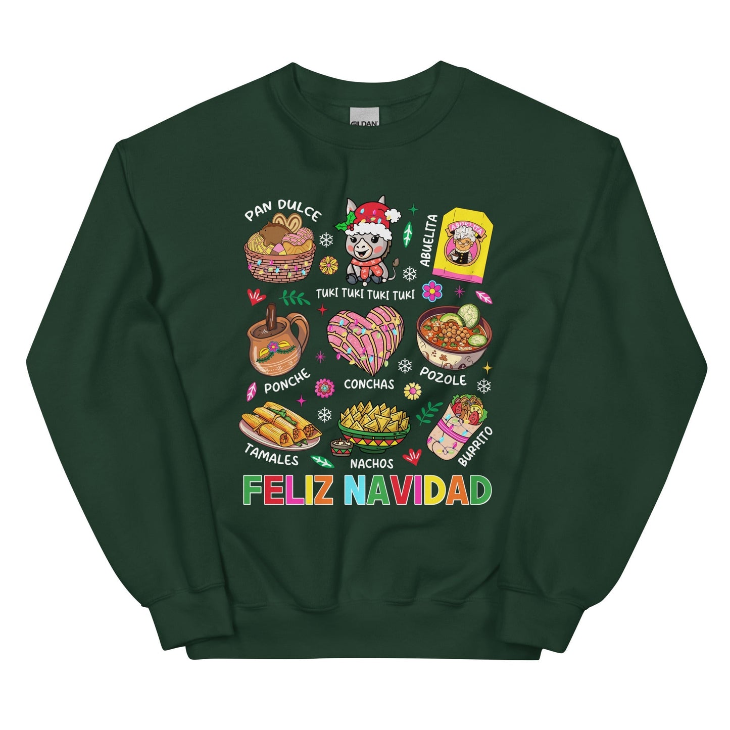 Feliz Navidad Tis the Season Ugly Christmas Sweatshirt