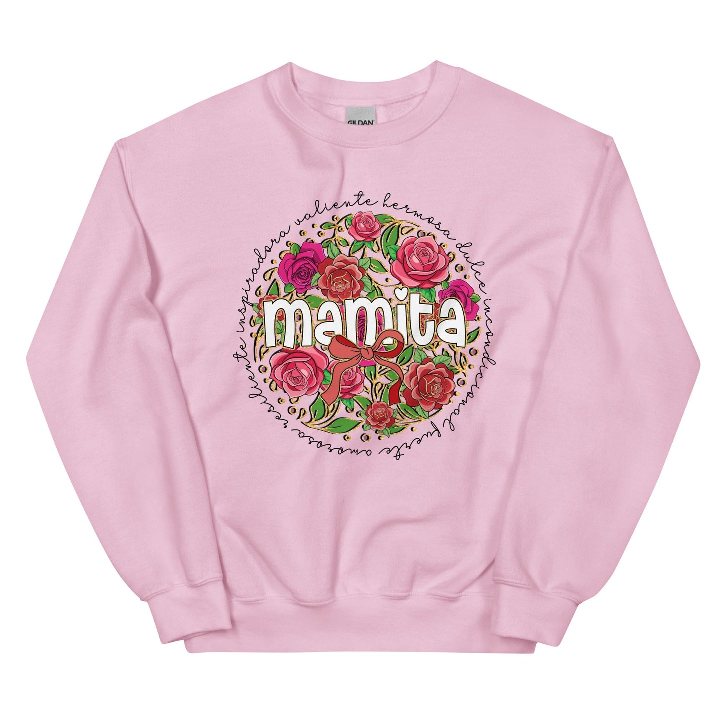 Mamita Floral Definition Sweatshirt for Latina Moms