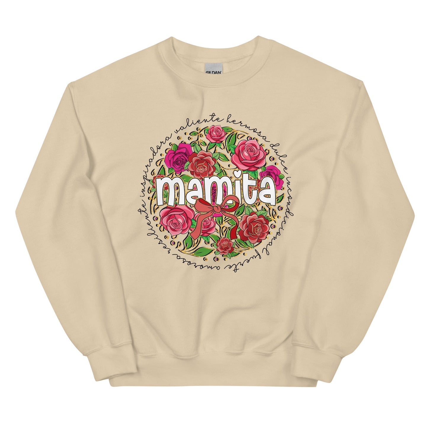 Mamita Floral Definition Sweatshirt for Latina Moms