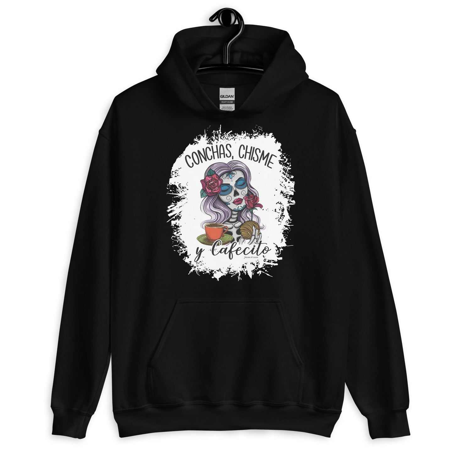 Concha Chisme Y Cafecito Unisex Hoodie
