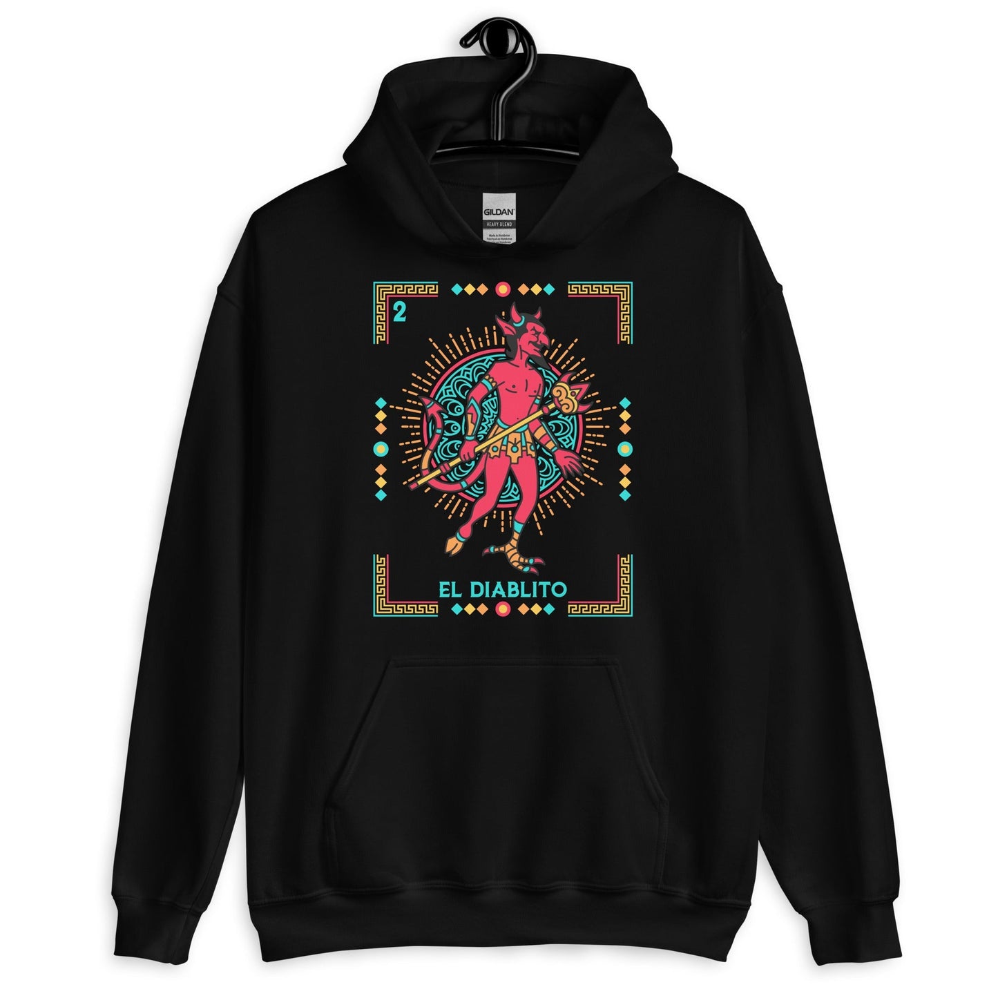 El Diablito Mexican Loteria Unisex Hoodie