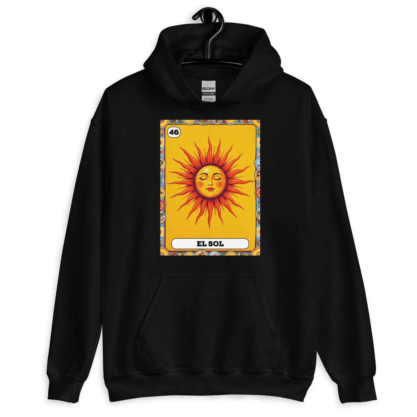 El Sol Mexican Loteria Hoodie