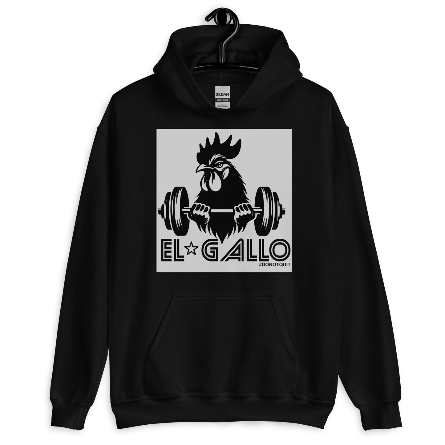 El Gallo Chingon #donotquit Unisex Hoodie