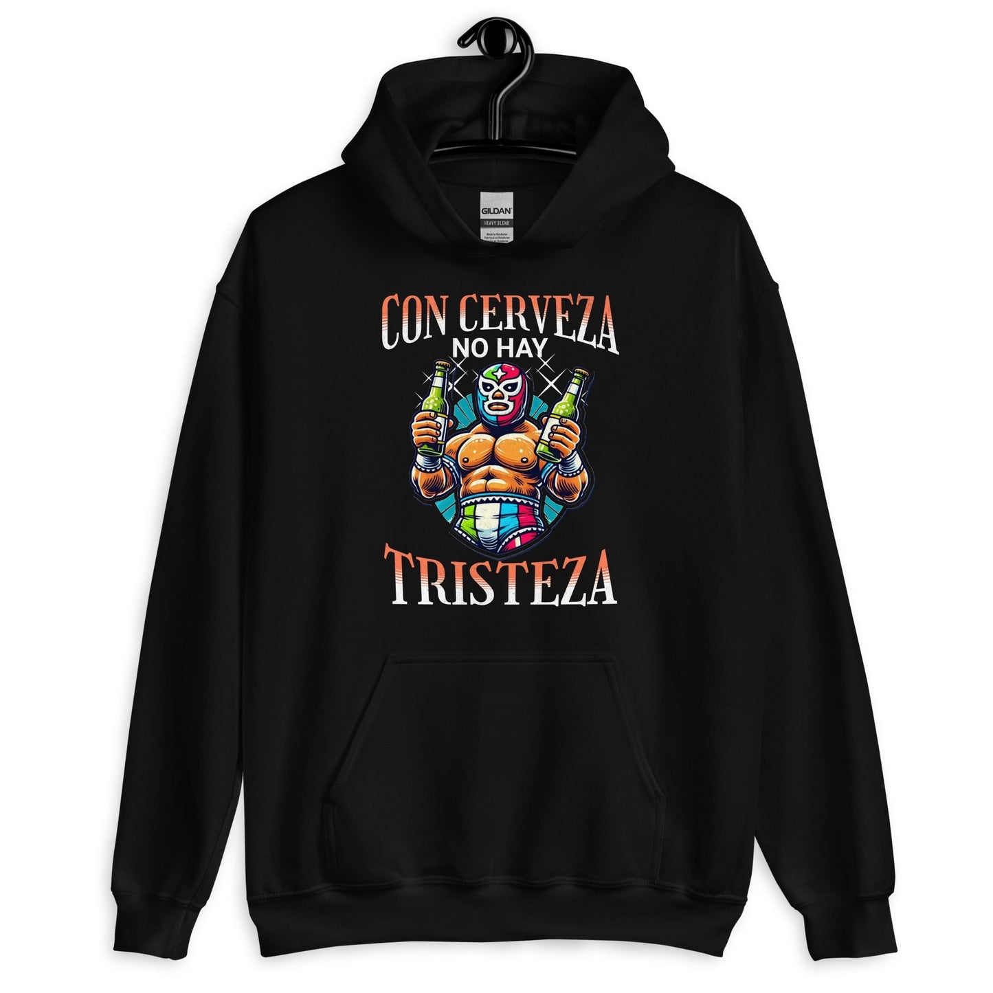 Con Cerveza No Hay Tristeza Hoodie for Latinos