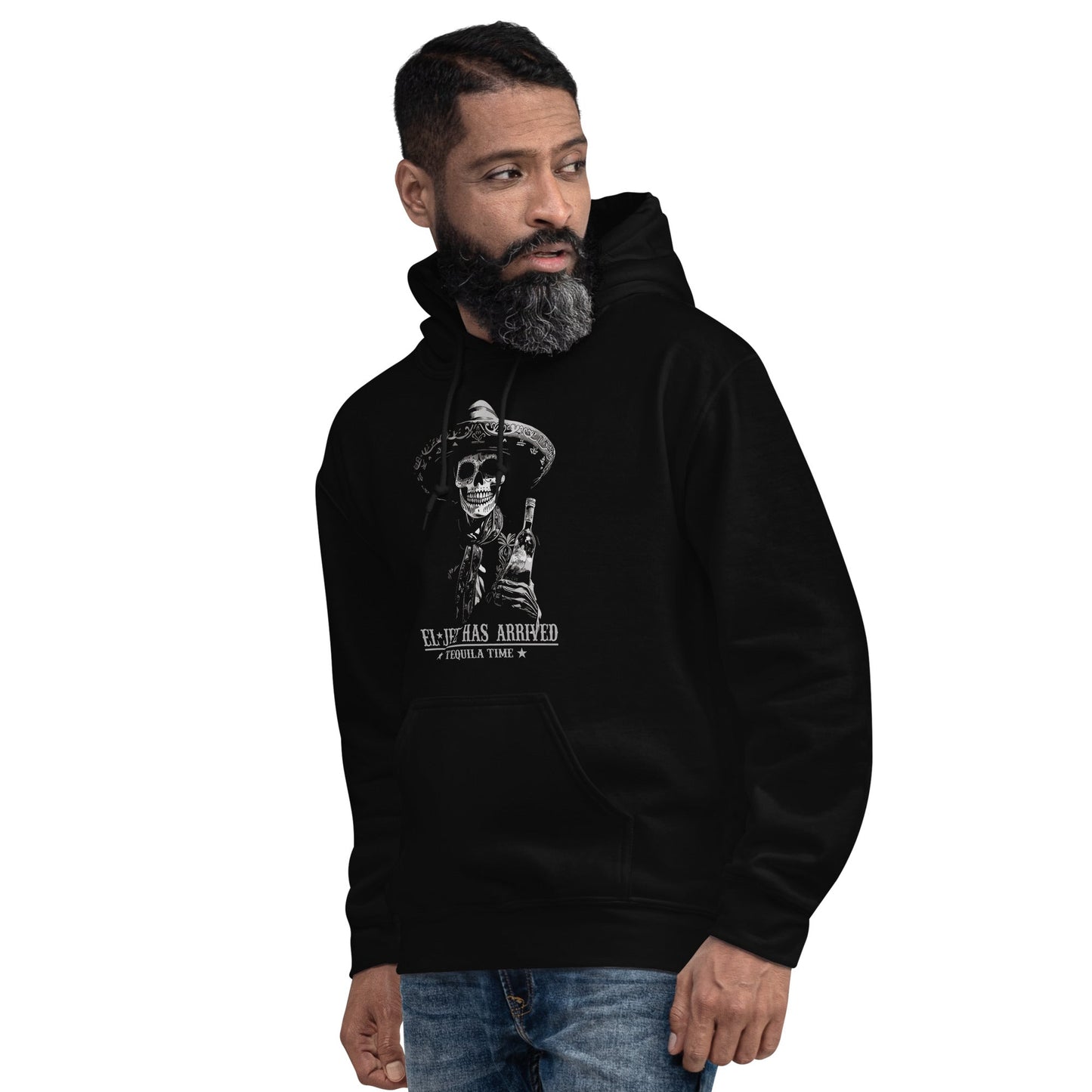 El Jefe Has Arrived Tequila Time Unisex Hoodie for Latinos