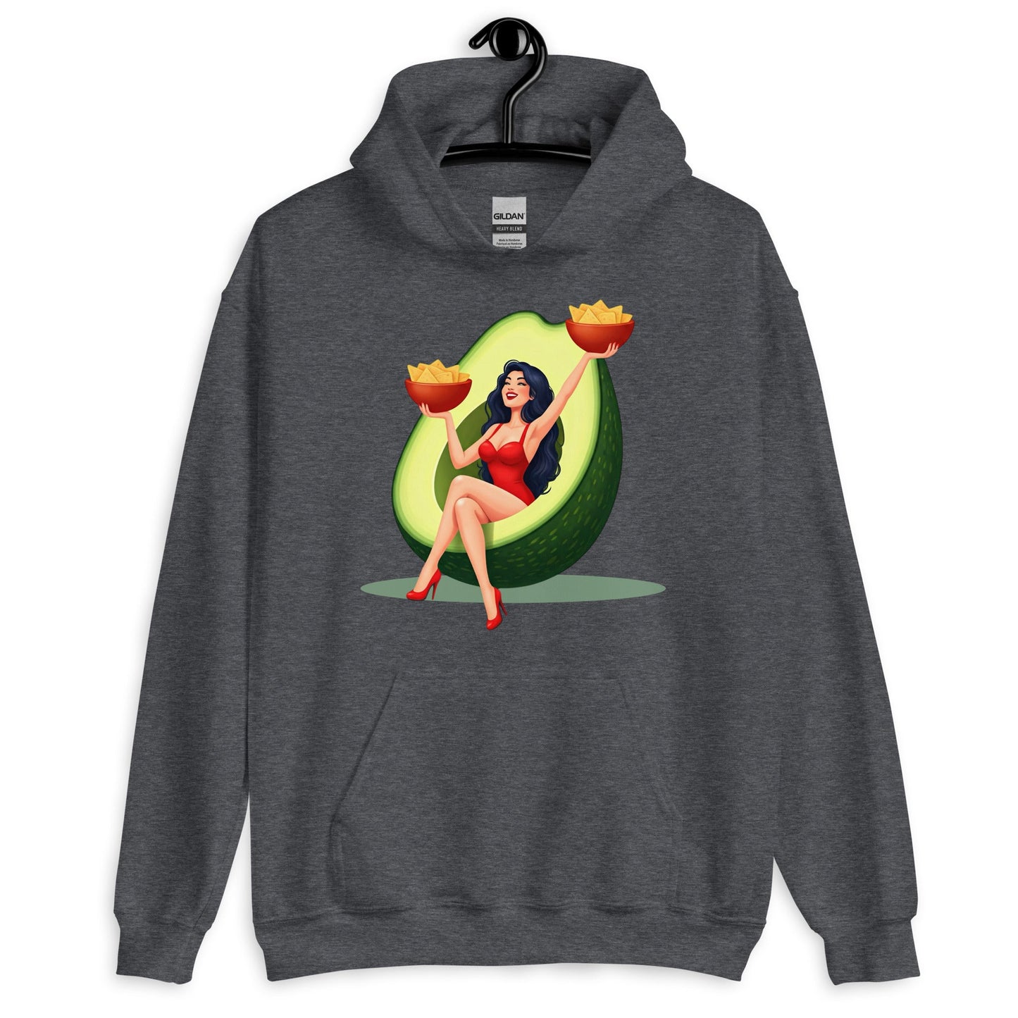 Chingona Chilling with Avocado Unisex Hoodie