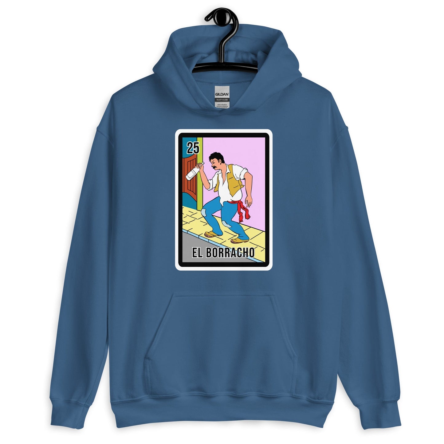 El Borracho Mexican Loteria Unisex Hoodie