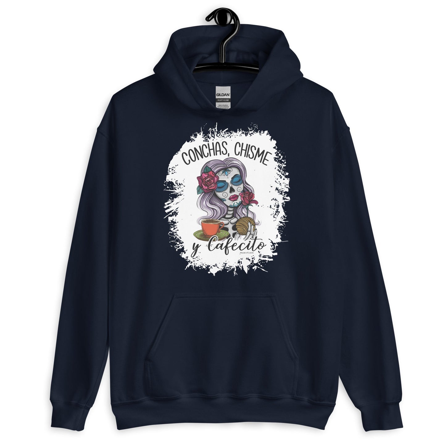 Concha Chisme Y Cafecito Unisex Hoodie