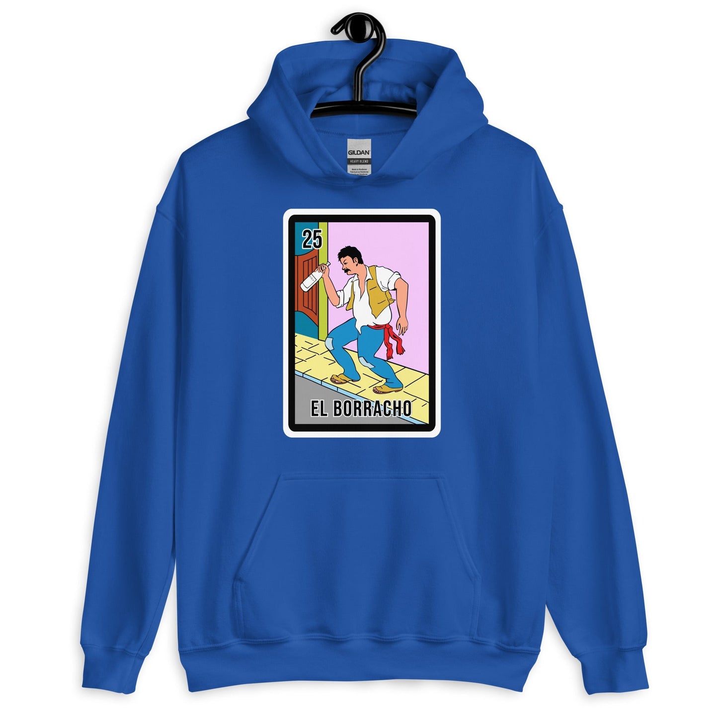 El Borracho Mexican Loteria Unisex Hoodie