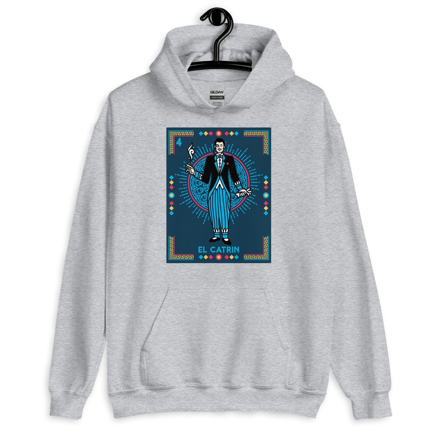 El Catrin Mexican Loteria Unisex Hoodie