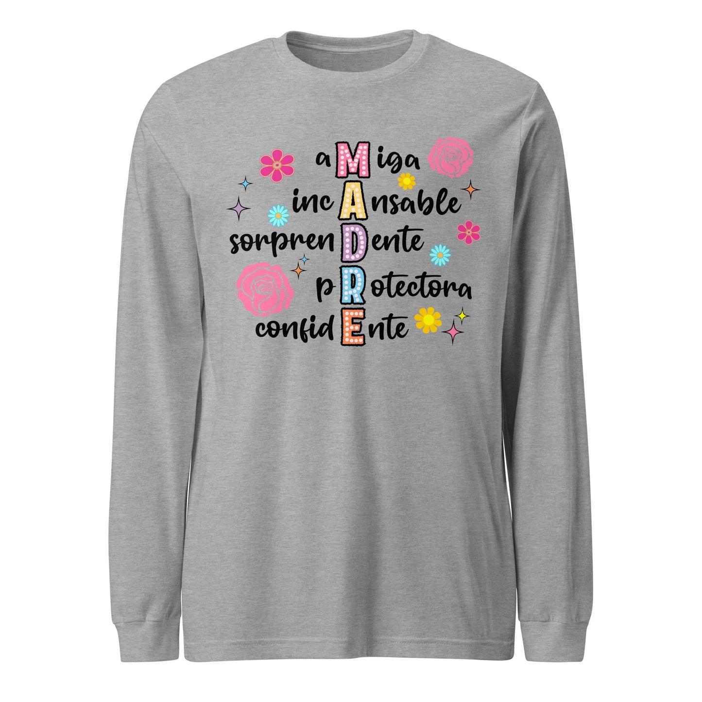 Madre Definition Long Sleeve Tee for Latina Moms