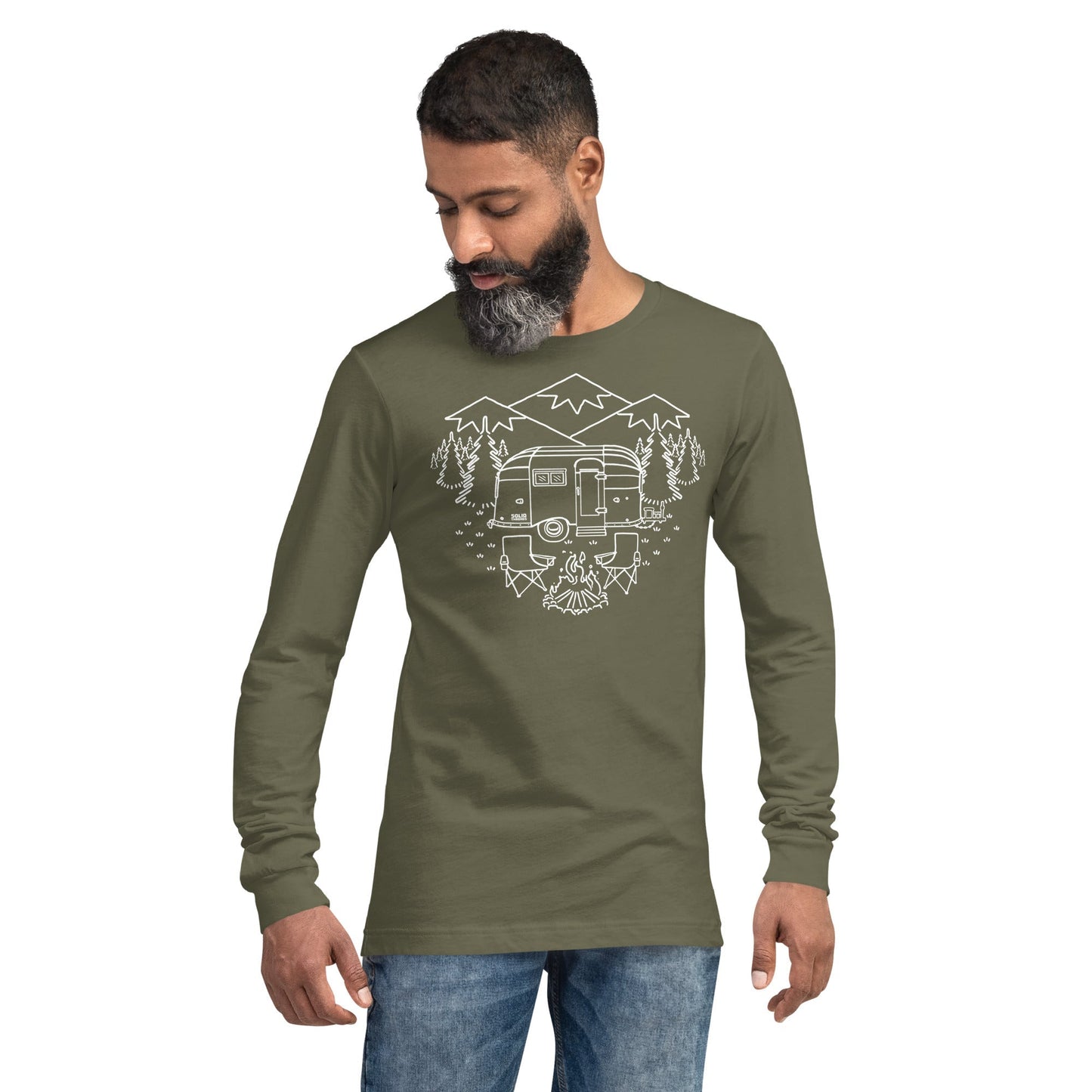 Unisex Camp Site Long Sleeve T-shirt