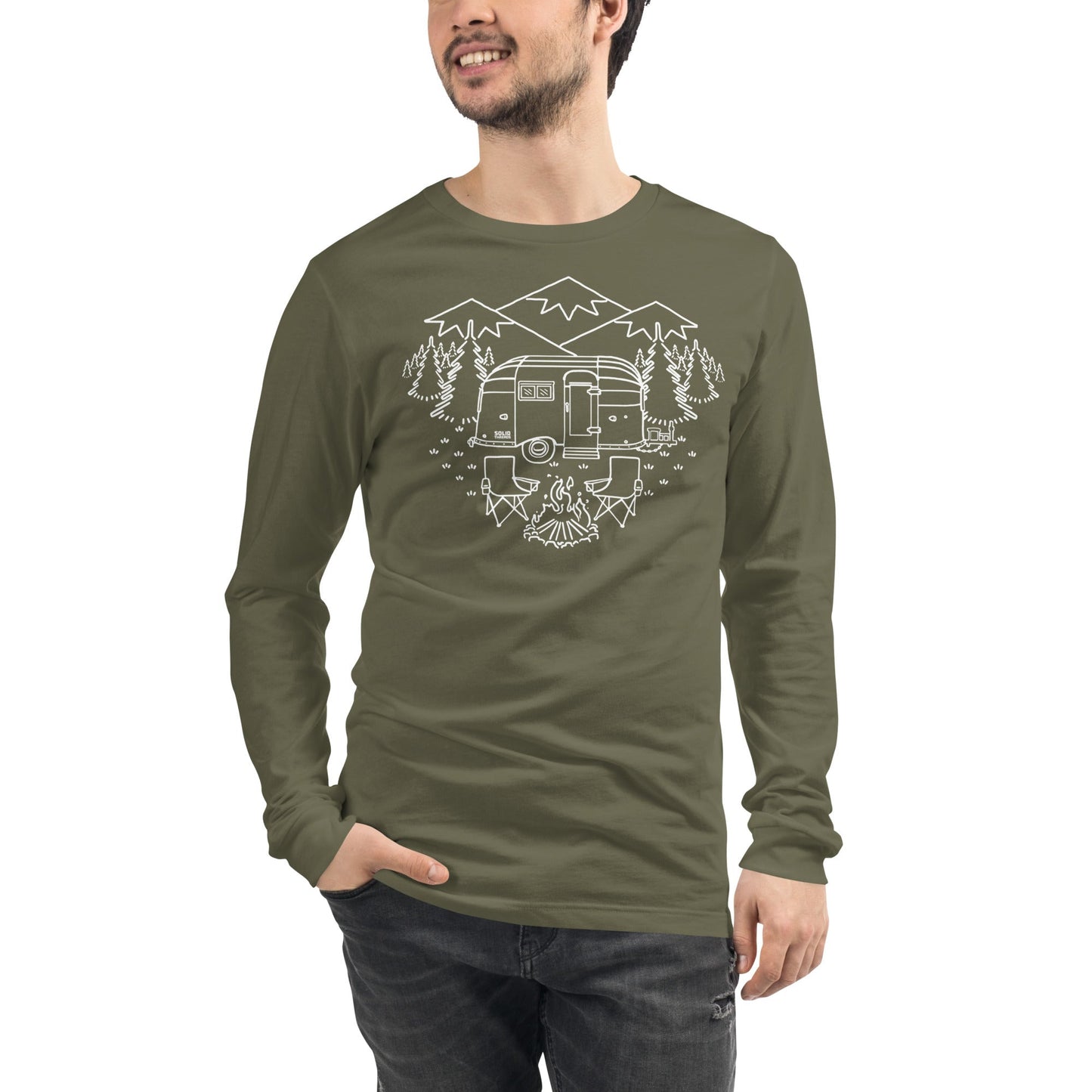 Unisex Camp Site Long Sleeve T-shirt