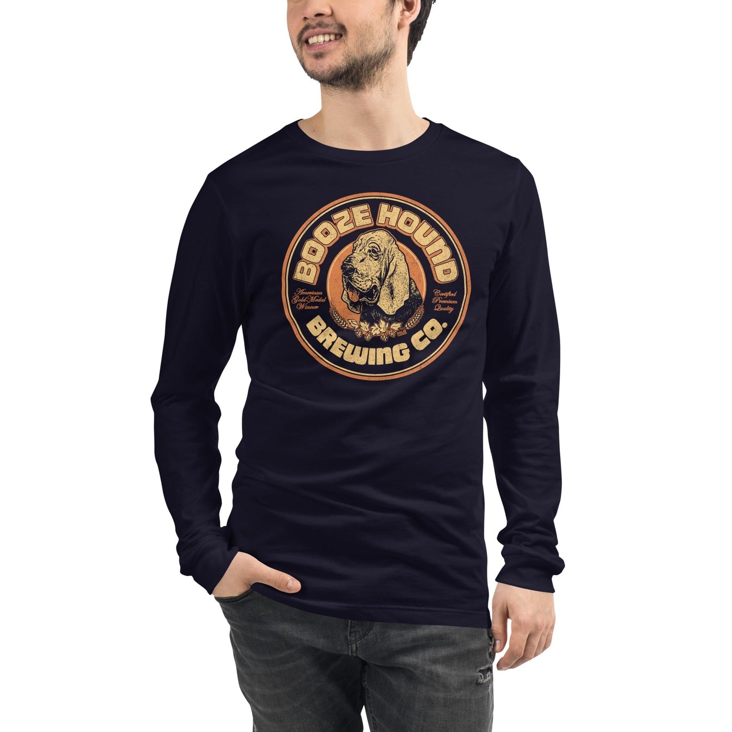 Boozehound Brewing Co. Long Sleeve T-Shirt