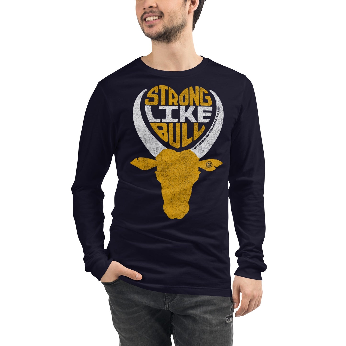 Unisex Strong Like Bull Long Sleeve T-shirt | Supports World Health