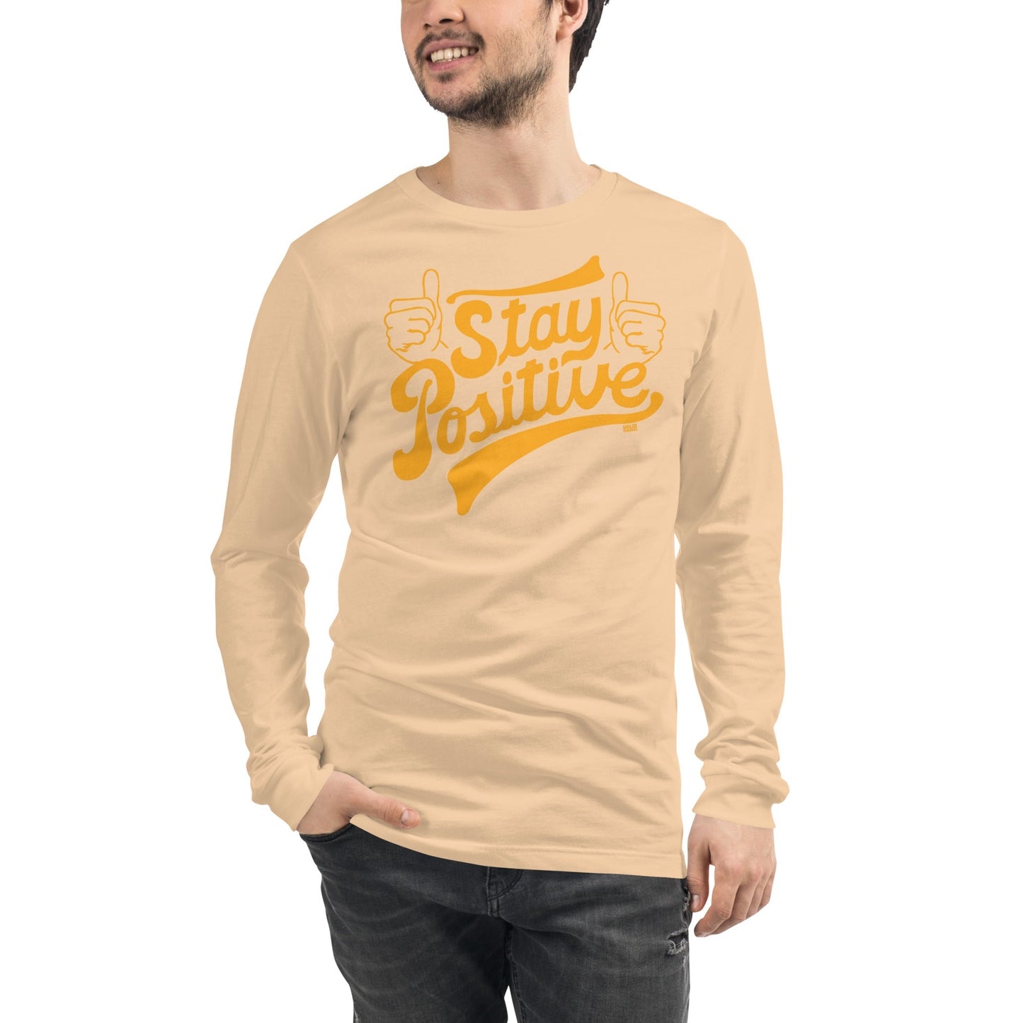 Unisex Stay Positive Long Sleeve T-shirt