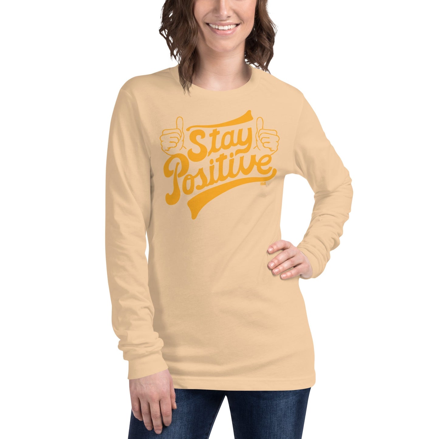 Unisex Stay Positive Long Sleeve T-shirt