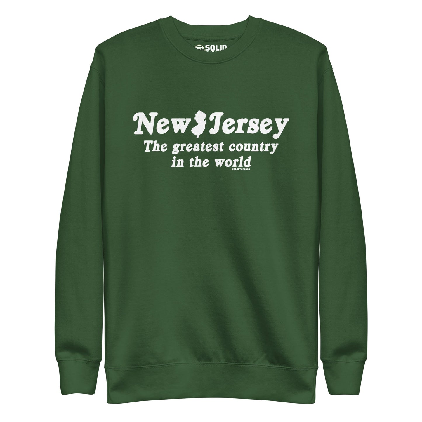 New Jersey The Greatest Country In The World Classic Fleece Sweatshirt