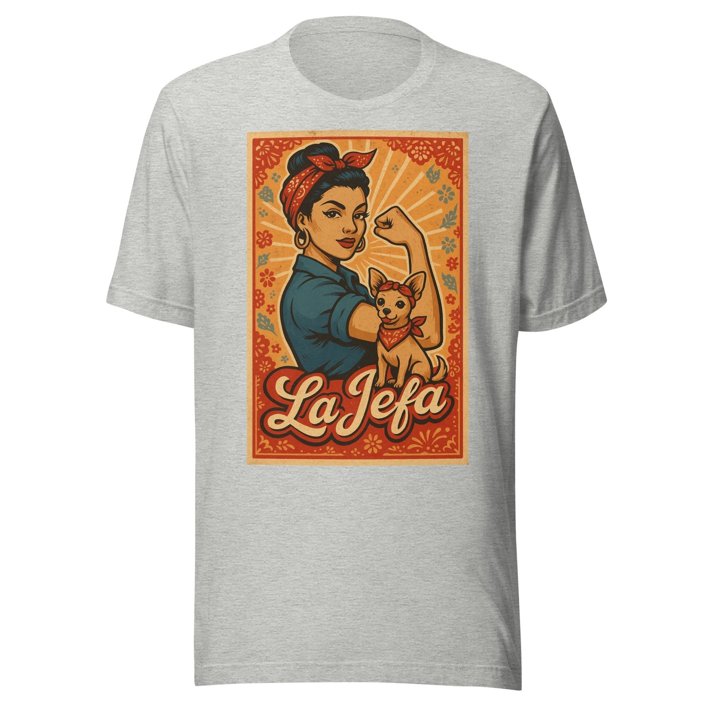 La Jefa LoterÃ­a Tee Chingona Style, Old School Feel