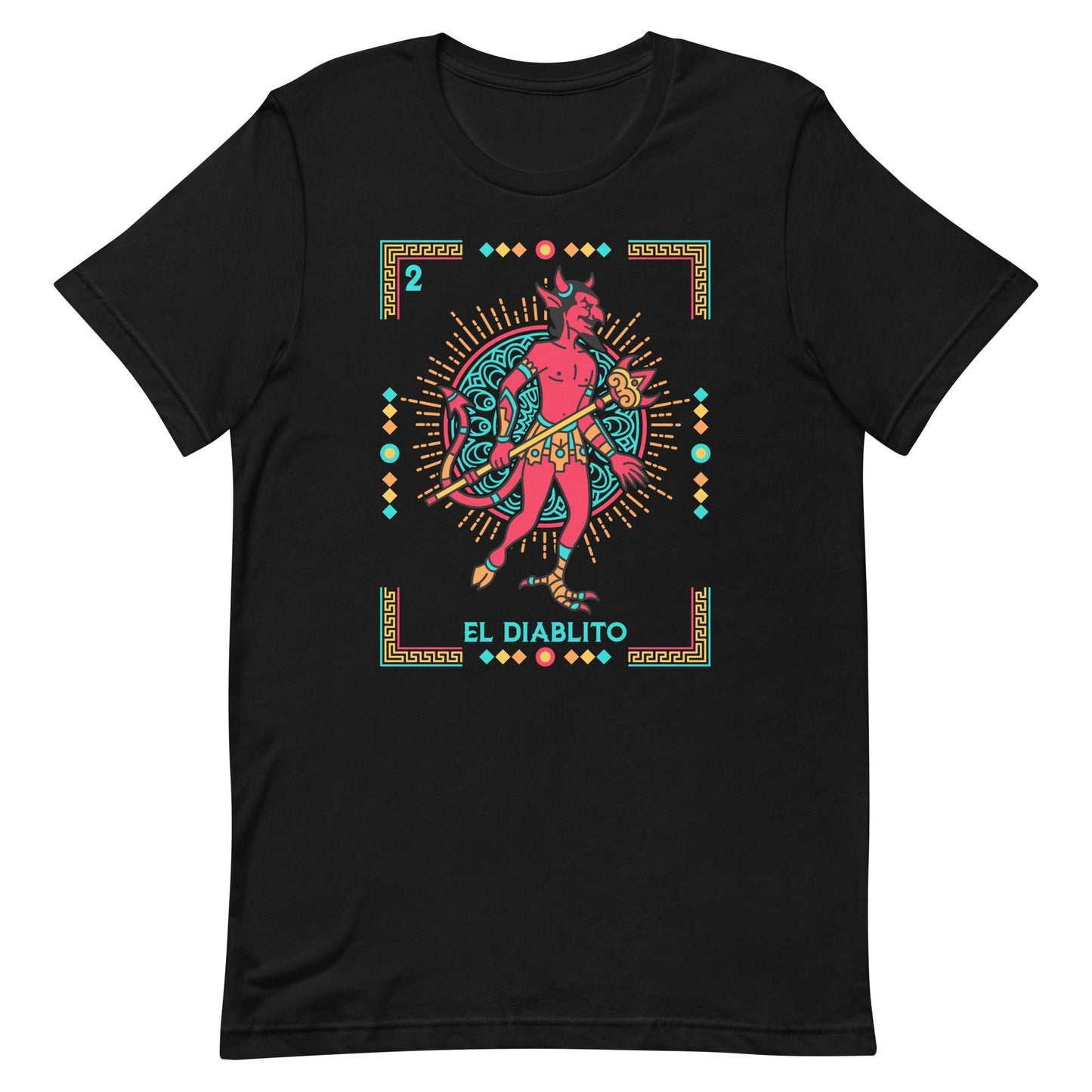El Diablito Mexican Loteria Unisex t-shirt