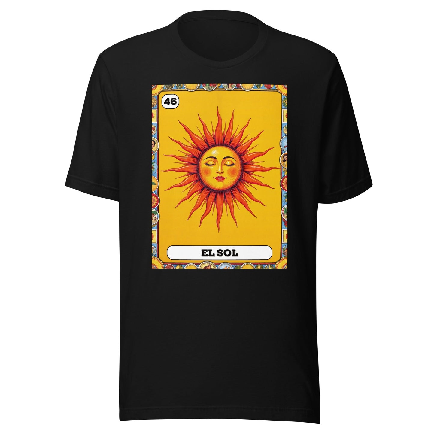El Sol Mexican Loteria T-Shirt