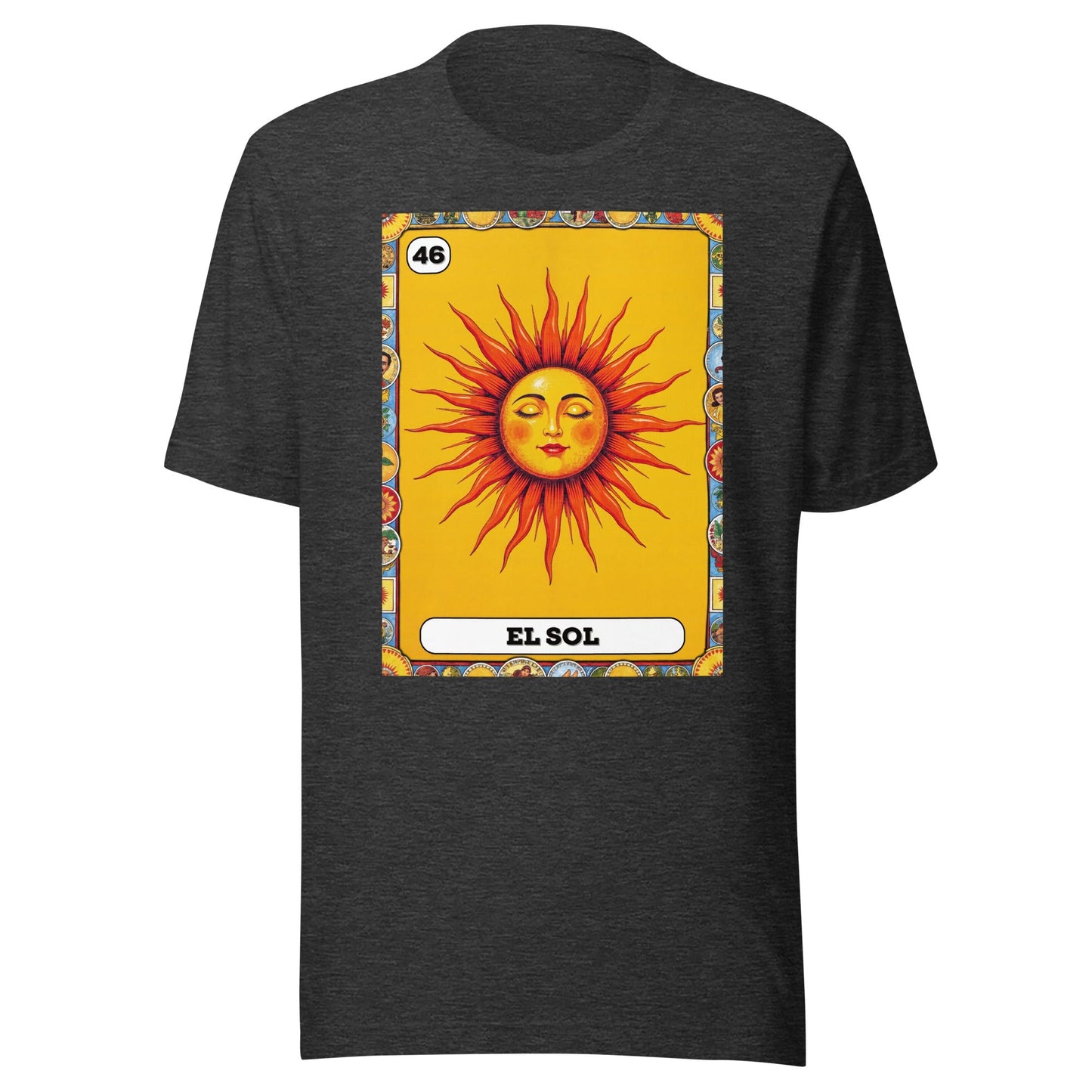 El Sol Mexican Loteria T-Shirt